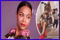 Fans Slam Zoe Saldana's Husband for Dressing like a Woman in Fishnet Tights on His 42nd B-Day