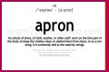 How to pronounce apron